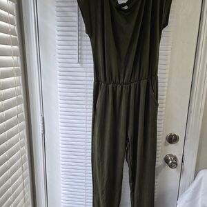 Olive Green Women's Jumpsuit